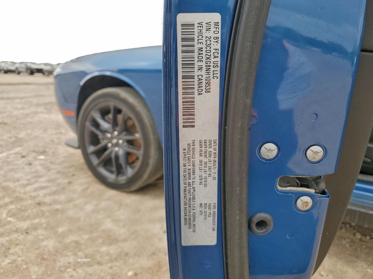 2022 DODGE Challenger