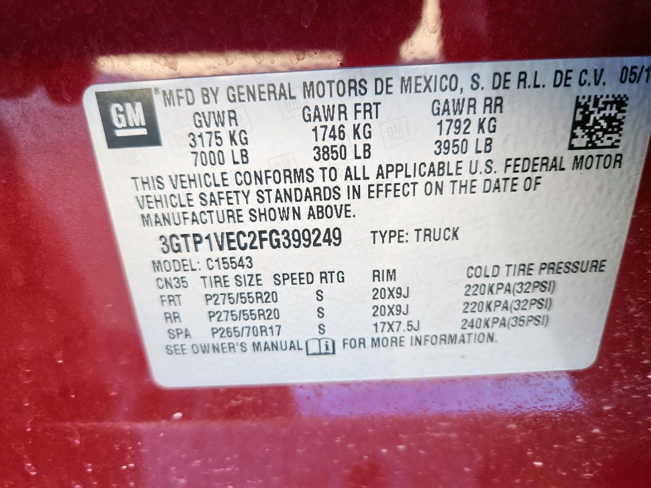 2015 GMC Sierra