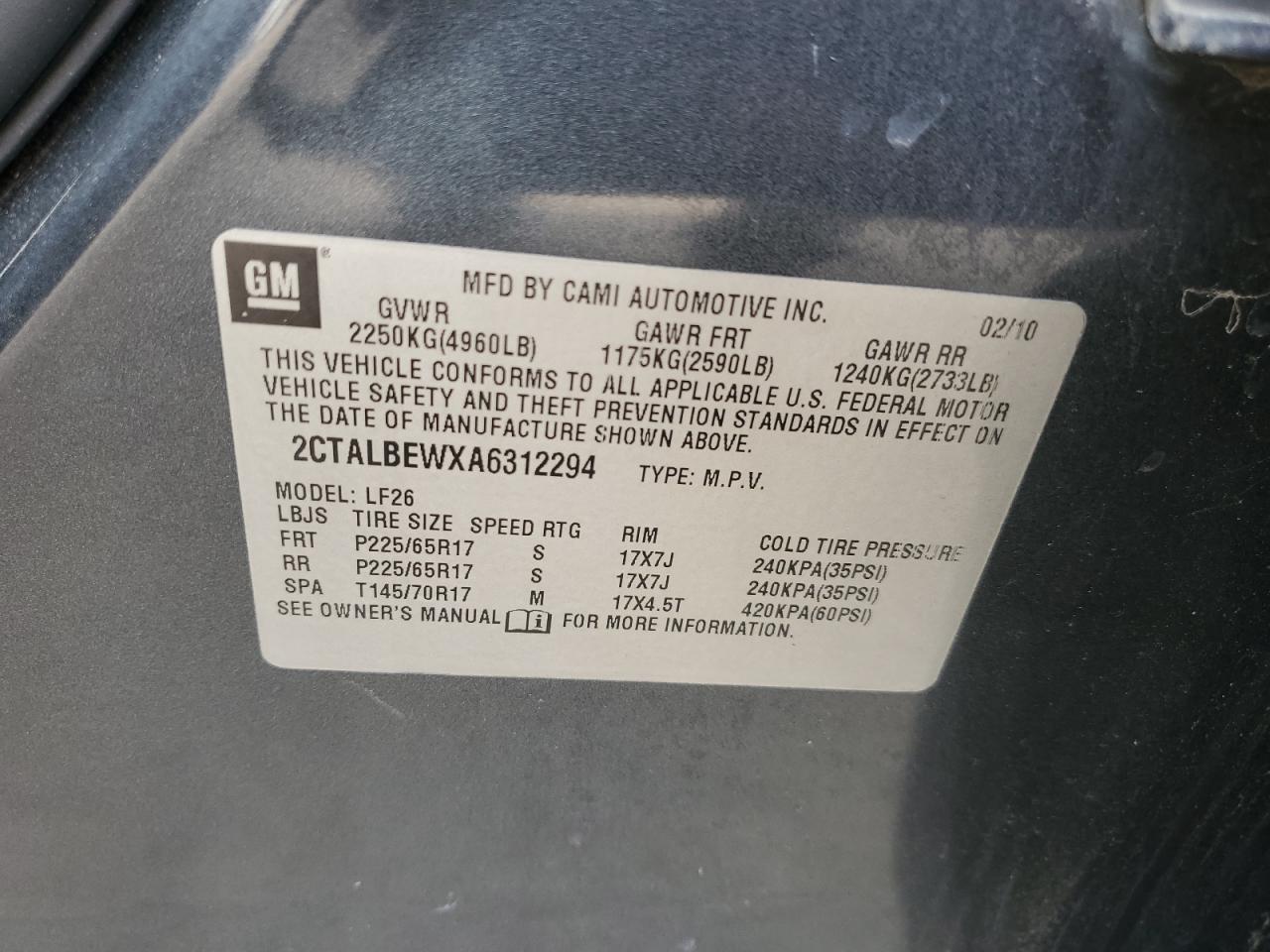 2010 GMC Terrain