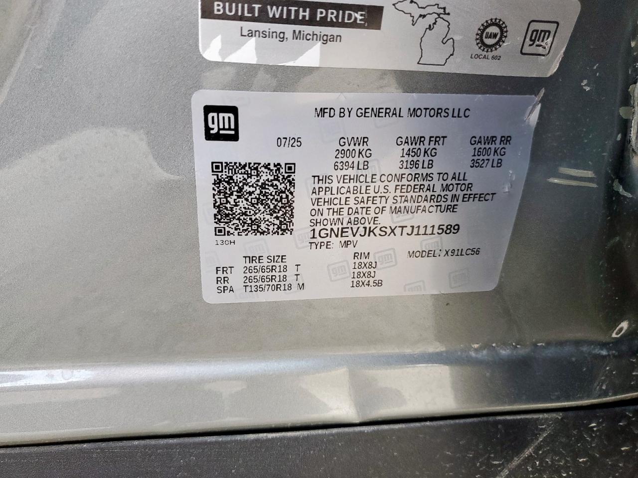 2026 CHEVROLET TRAVERSE