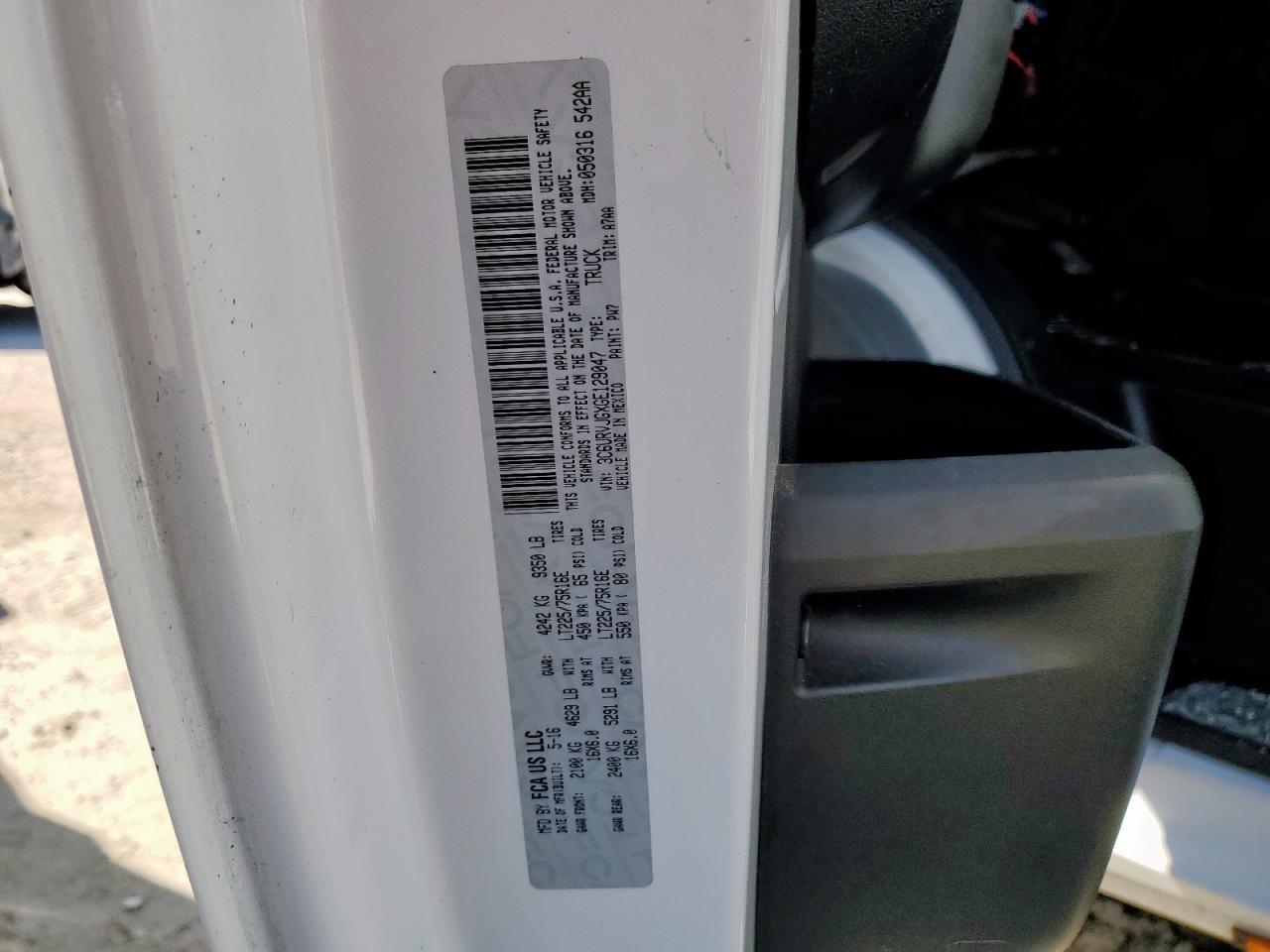 2016 RAM ProMaster 3500