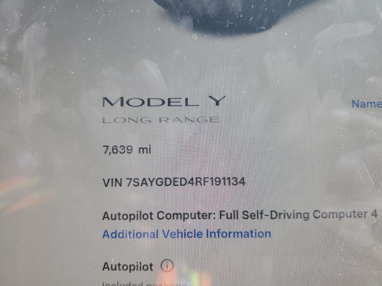 2024 TESLA MODEL Y