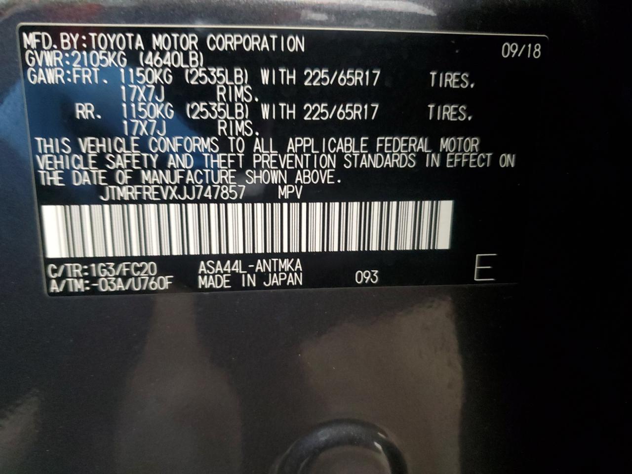 2018 TOYOTA RAV4