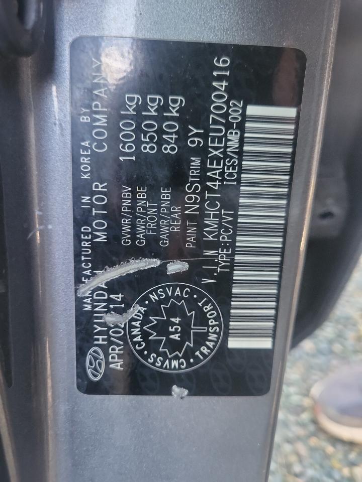 2014 HYUNDAI ACCENT