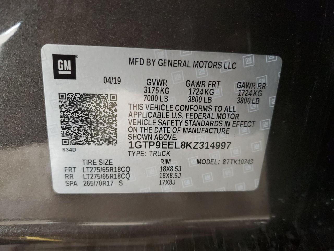 2019 GMC Sierra