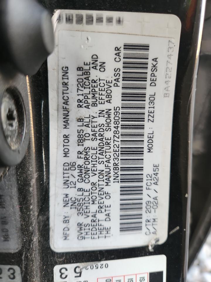 2007 TOYOTA COROLLA