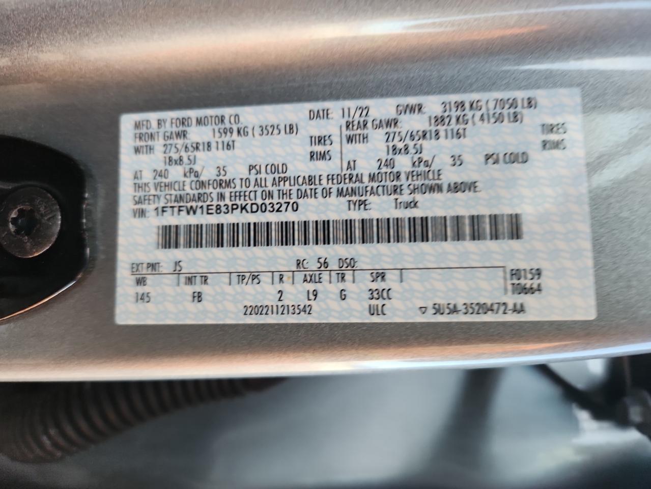 2023 FORD F-150