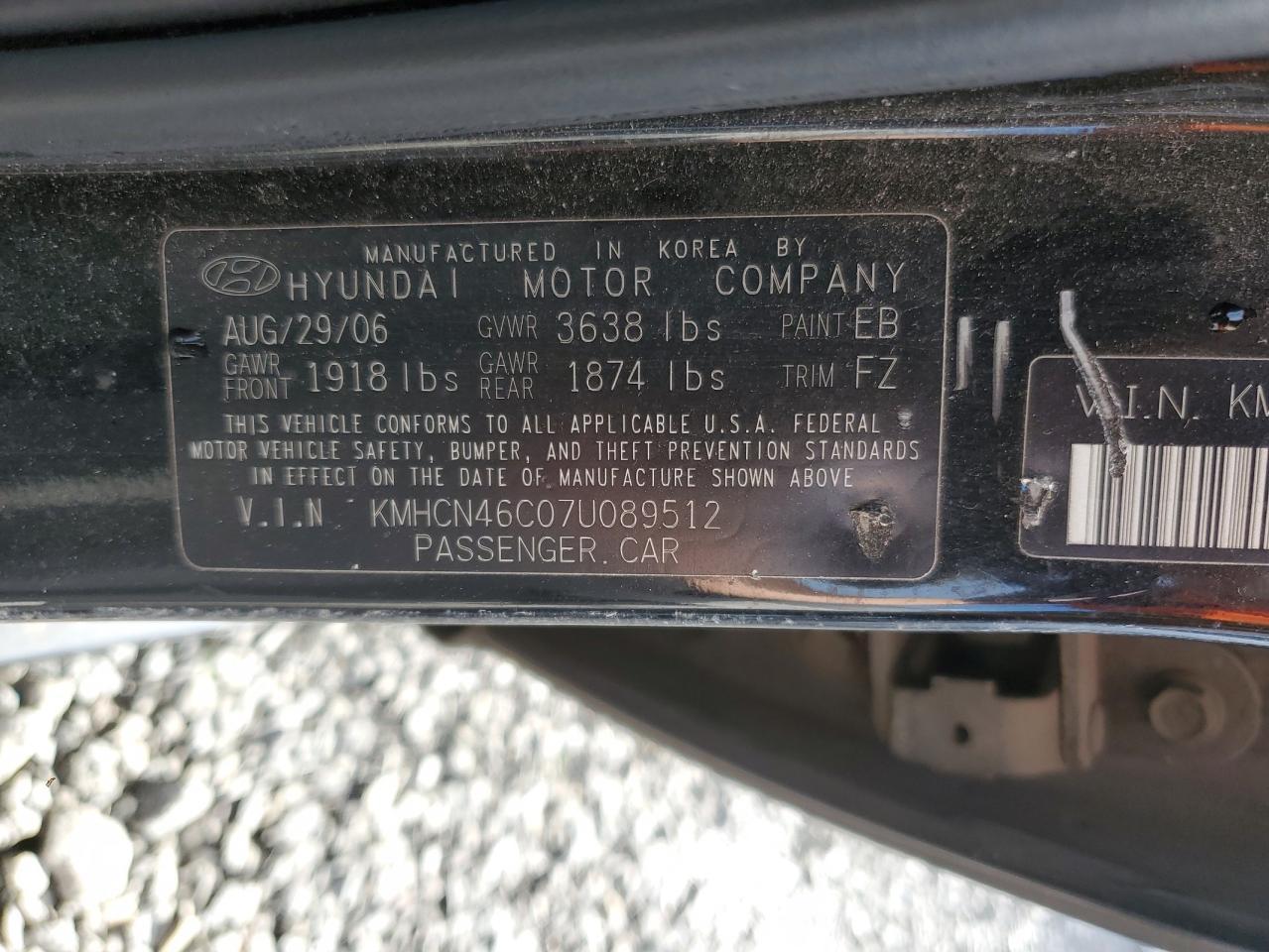 2007 HYUNDAI ACCENT