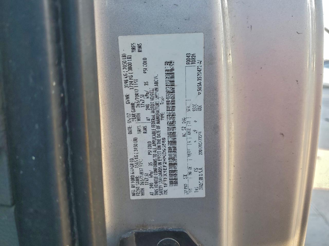 2017 FORD F-150