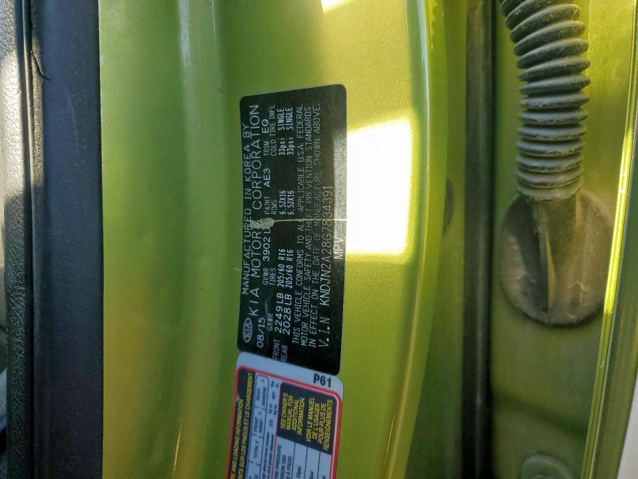 2016 KIA SOUL