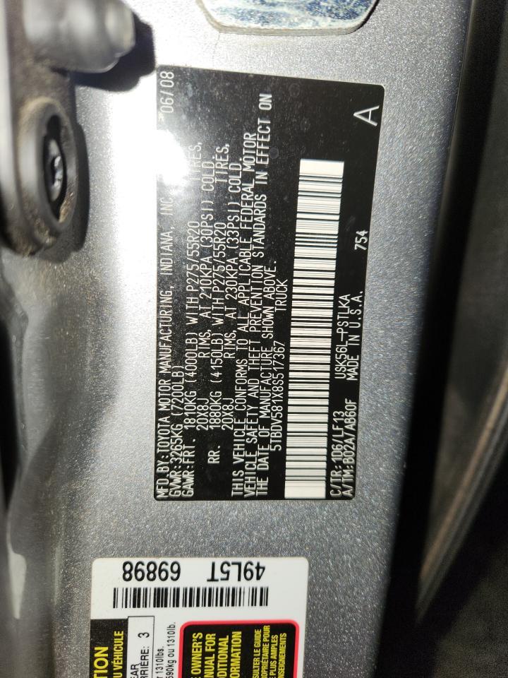 2008 TOYOTA TUNDRA