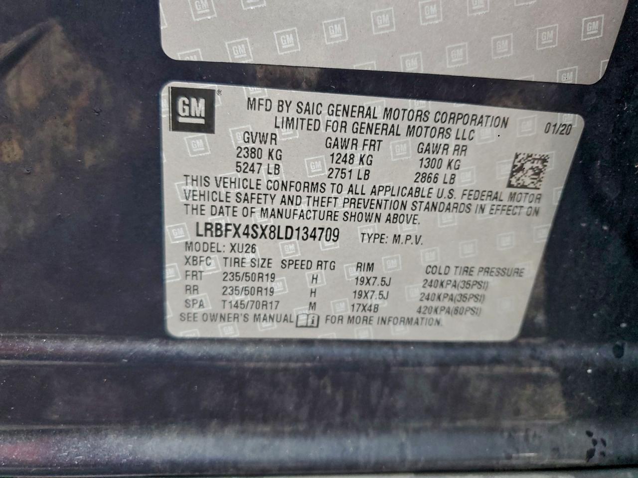 2020 BUICK Envision