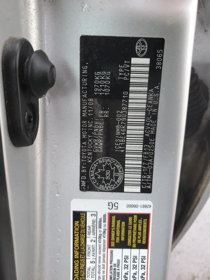 2009 TOYOTA CAMRY