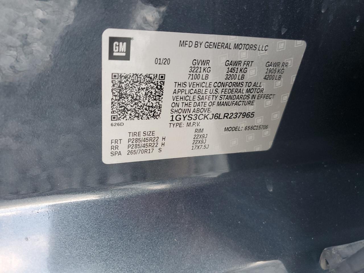 2020 CADILLAC ESCALADE