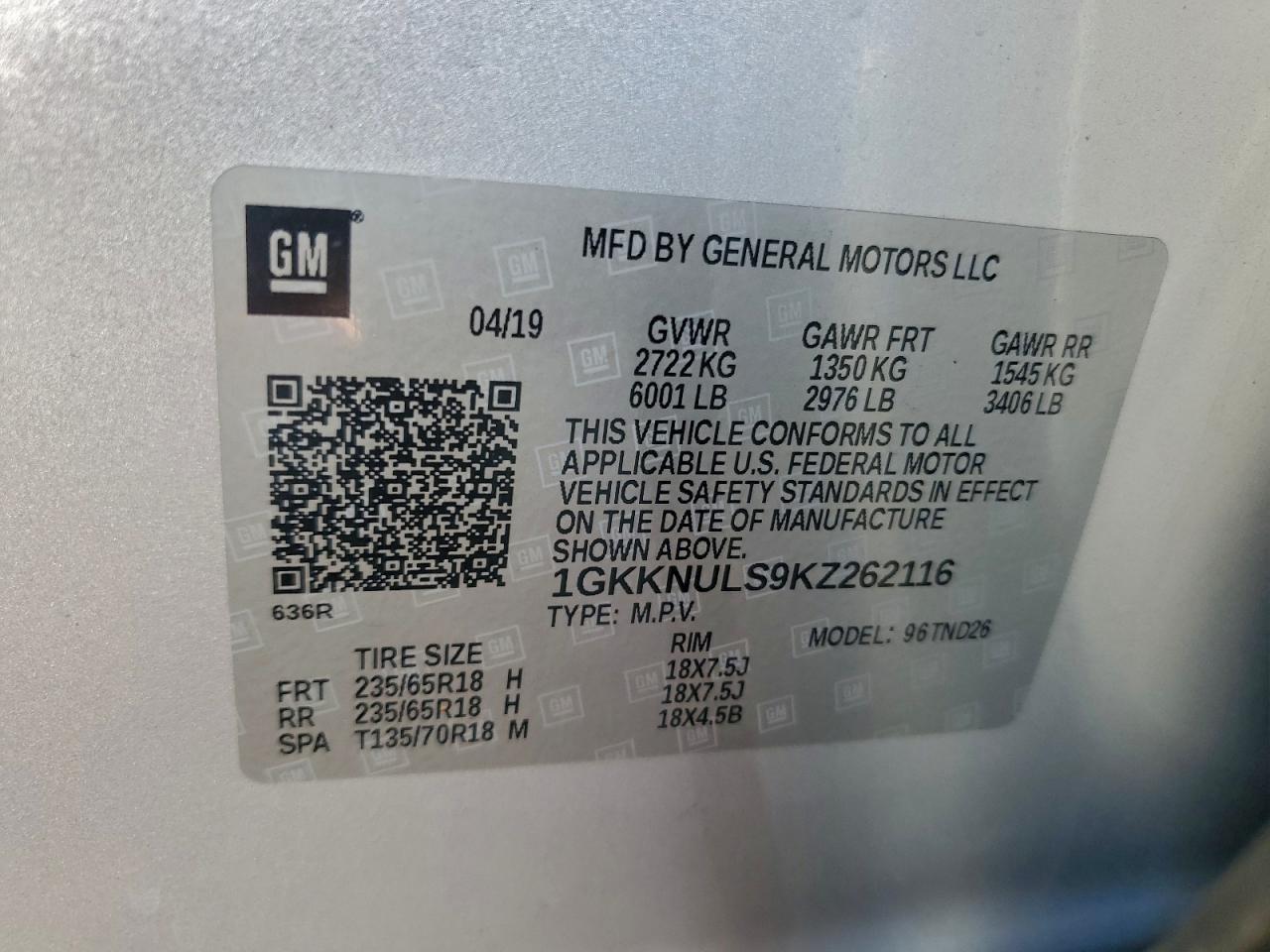 2019 GMC ACADIA