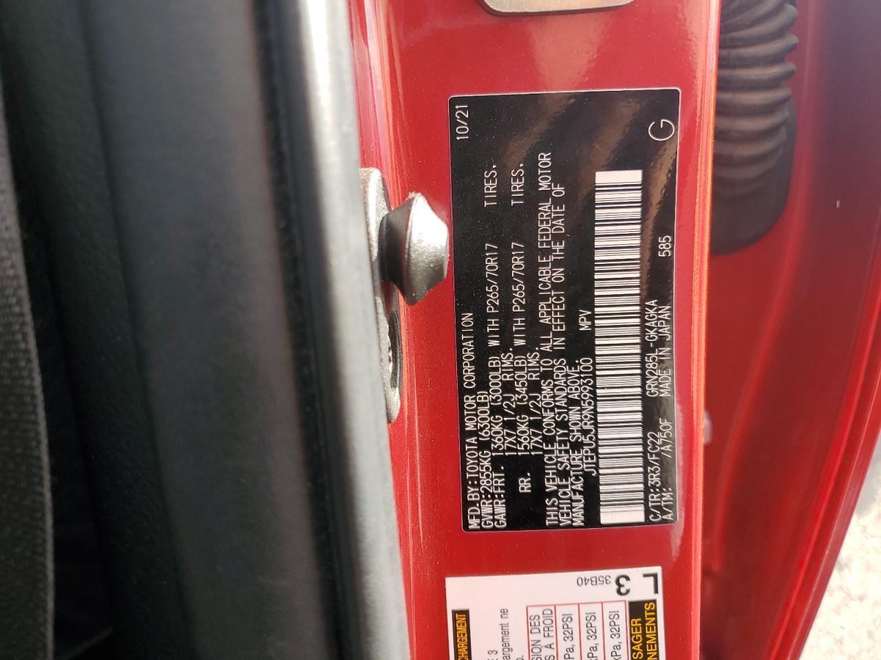 2022 TOYOTA 4Runner
