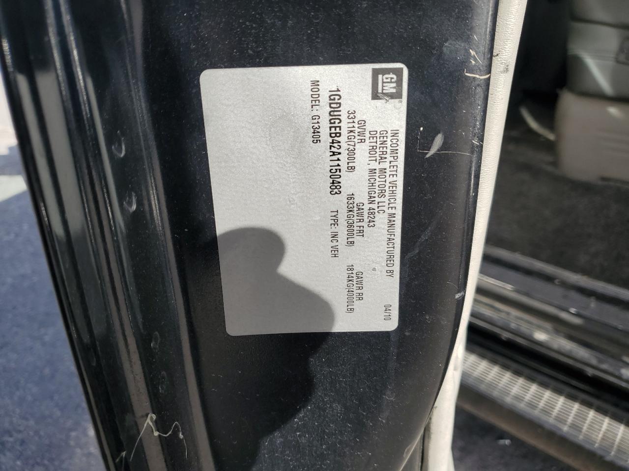 2010 GMC Savana