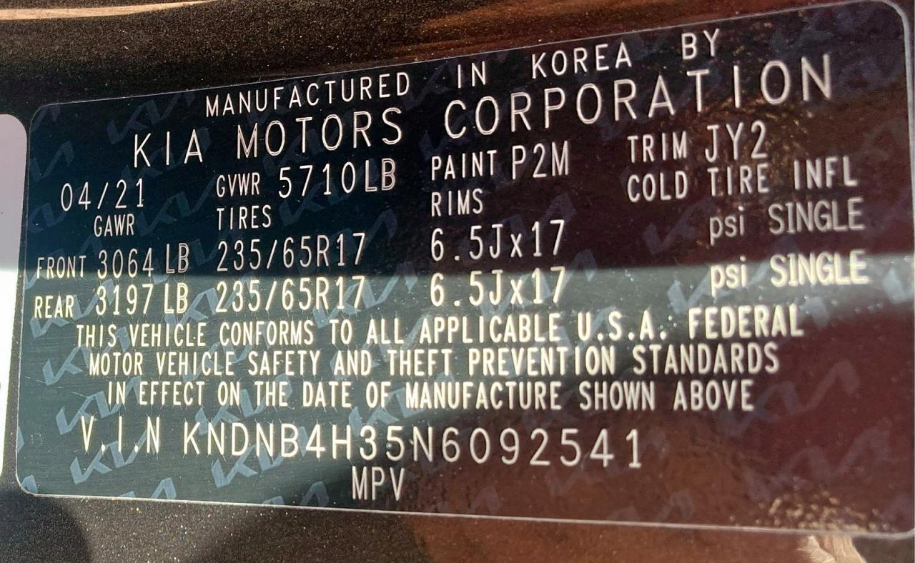 2022 KIA Carnival
