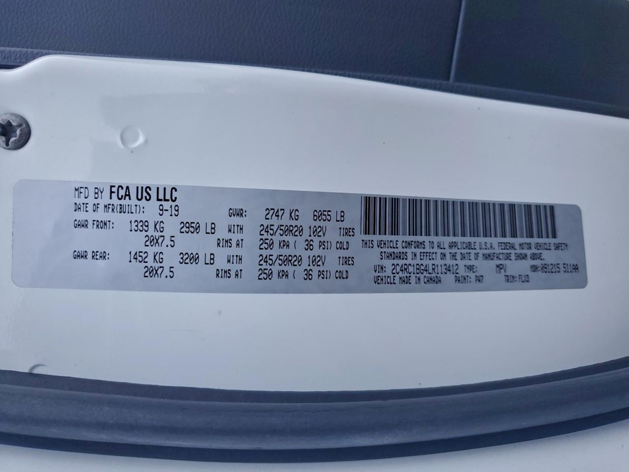 2020 CHRYSLER Pacifica