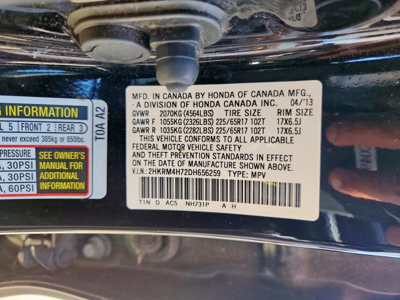 2013 HONDA CR-V