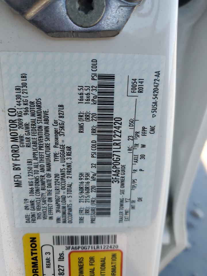 2020 FORD FUSION