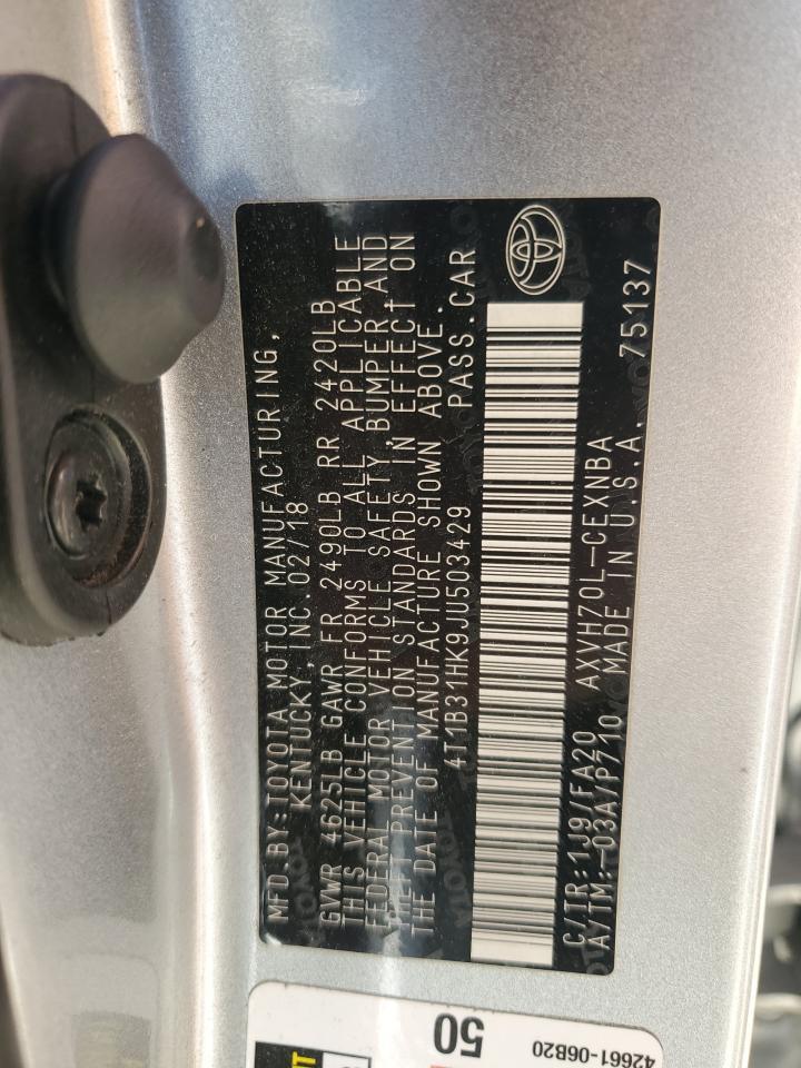 2018 TOYOTA CAMRY