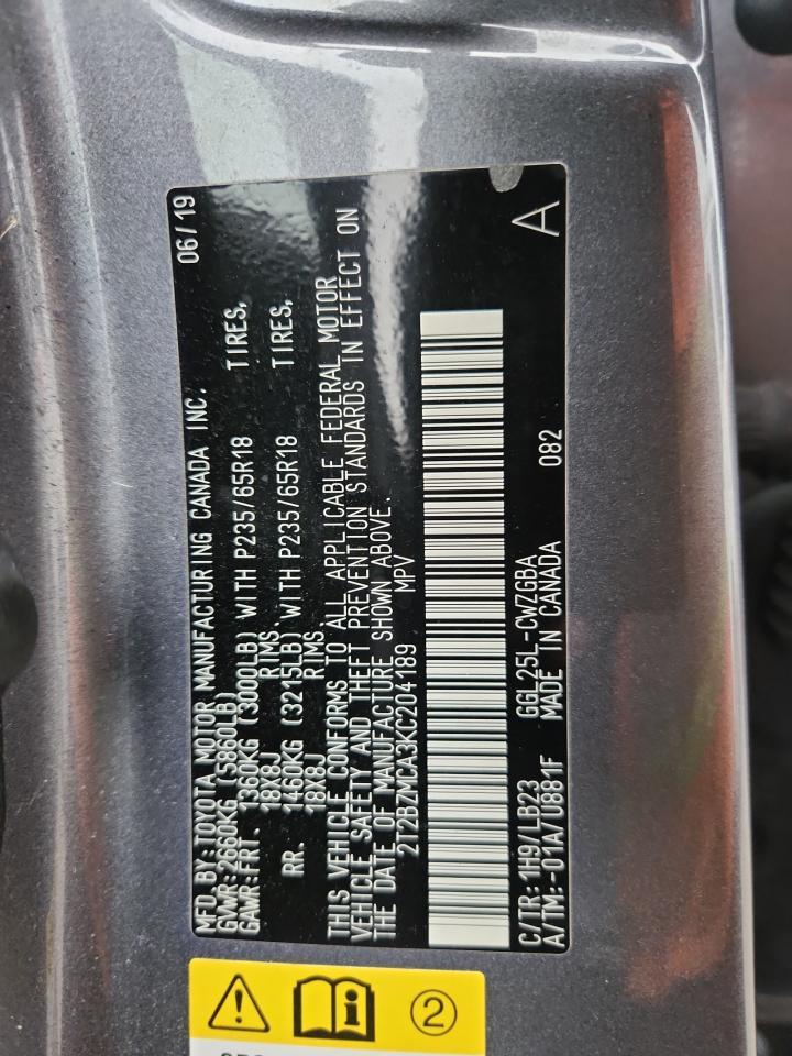 2019 LEXUS RX 350