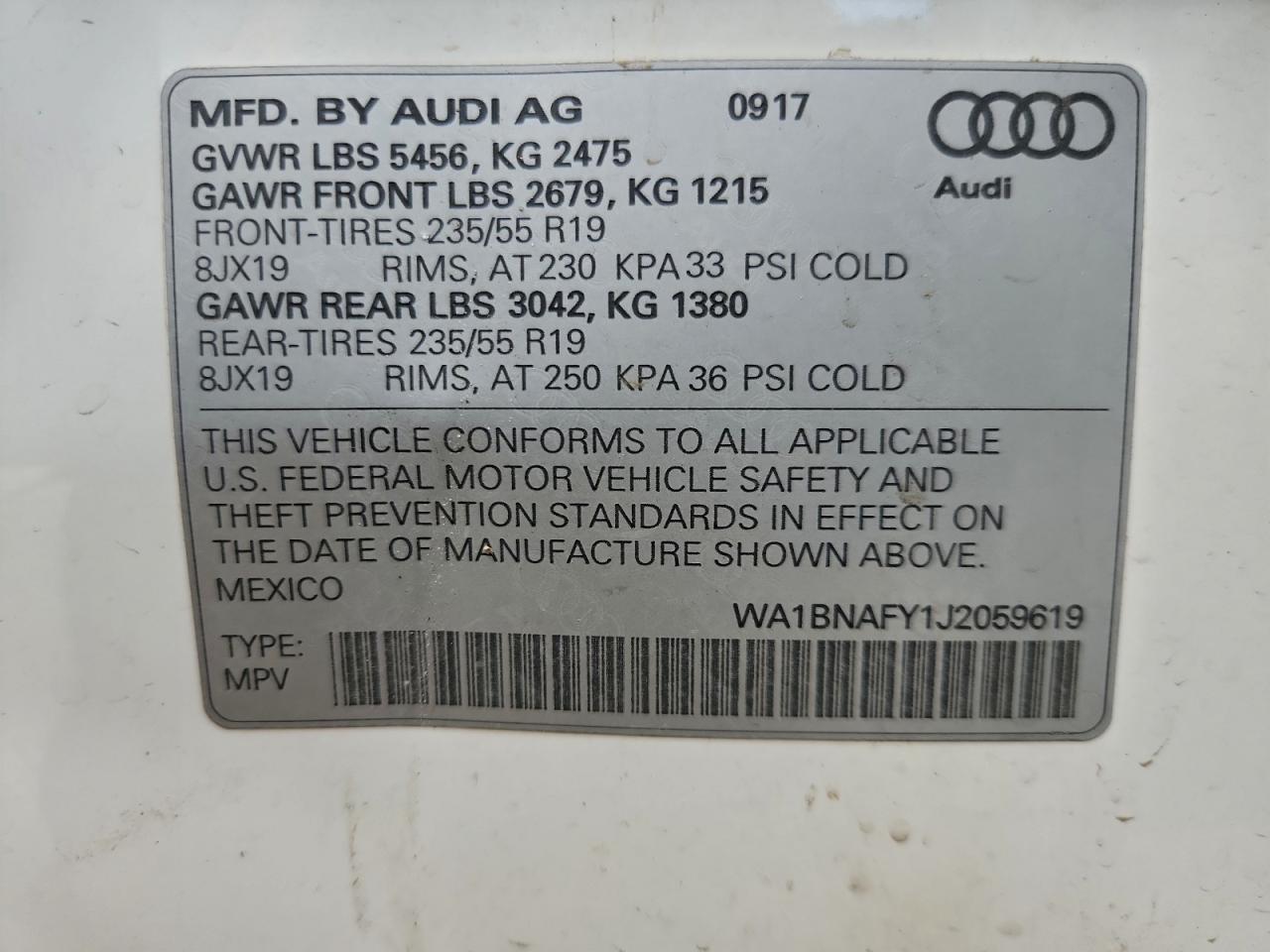 2018 AUDI Q5