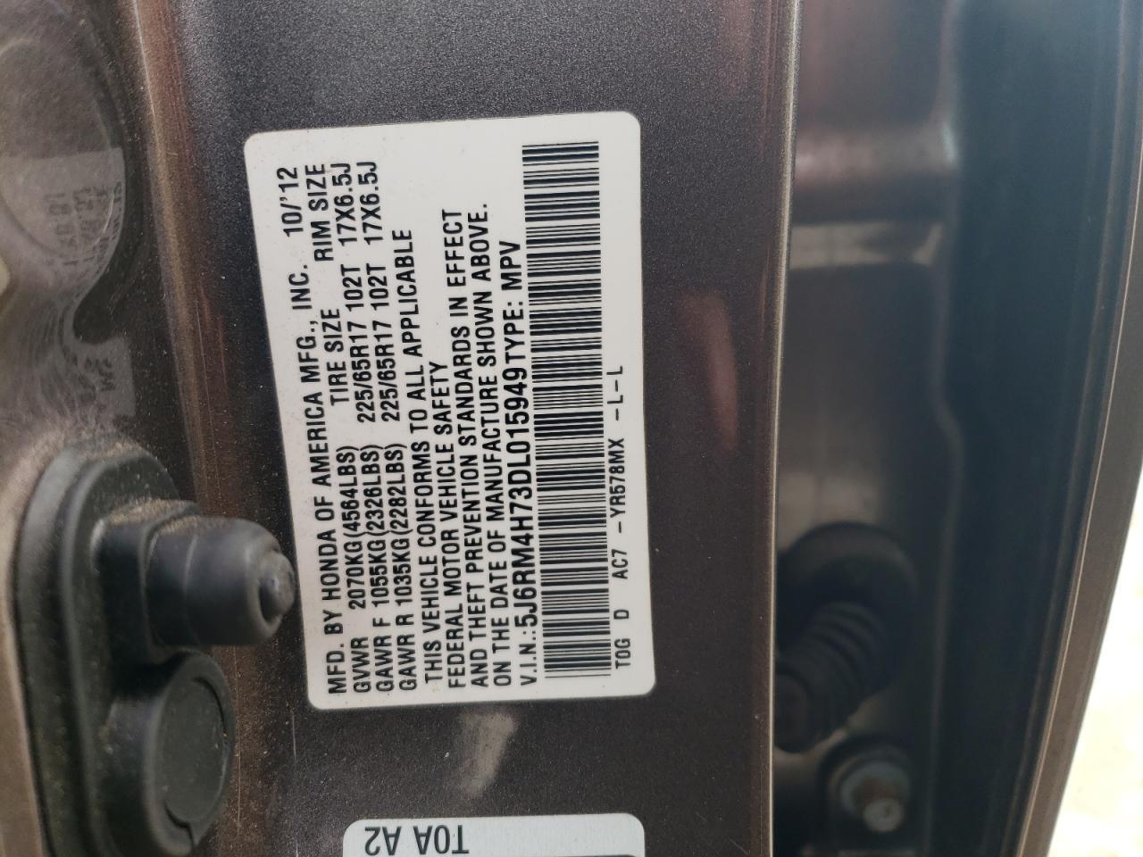 2013 HONDA CR-V