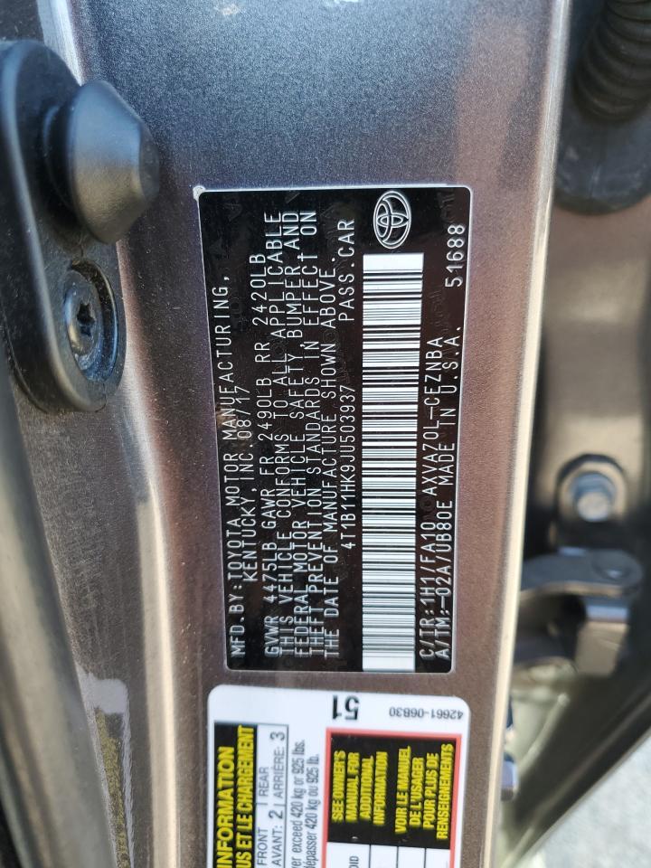 2018 TOYOTA CAMRY