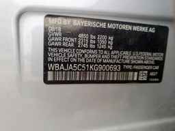 2019 BMW 5 series