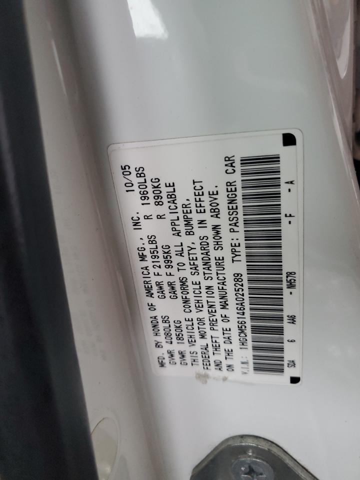 2006 HONDA ACCORD