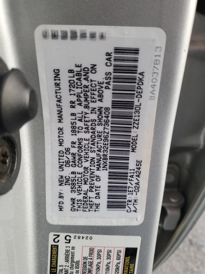 2006 TOYOTA COROLLA