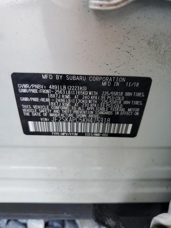 2019 SUBARU FORESTER