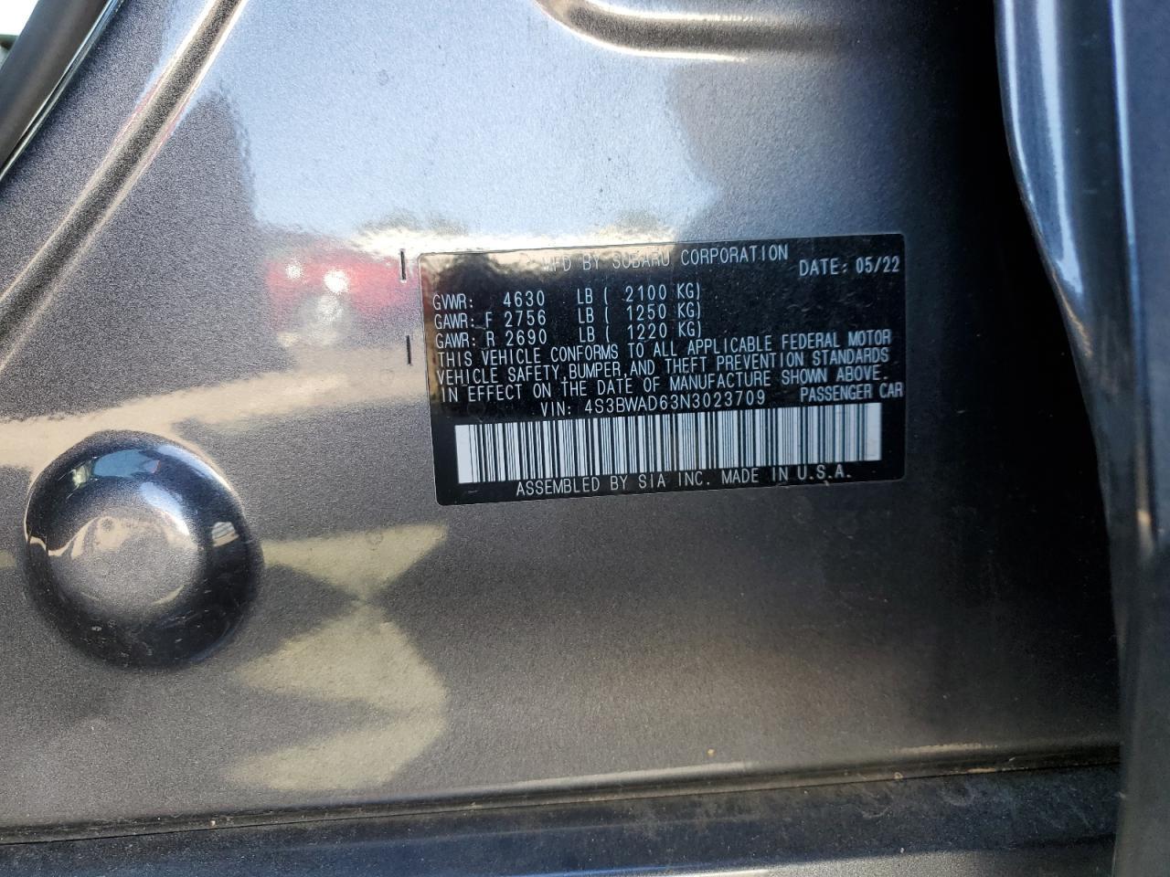 2022 SUBARU Legacy