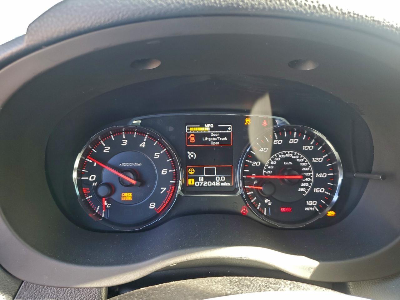 2019 SUBARU WRX