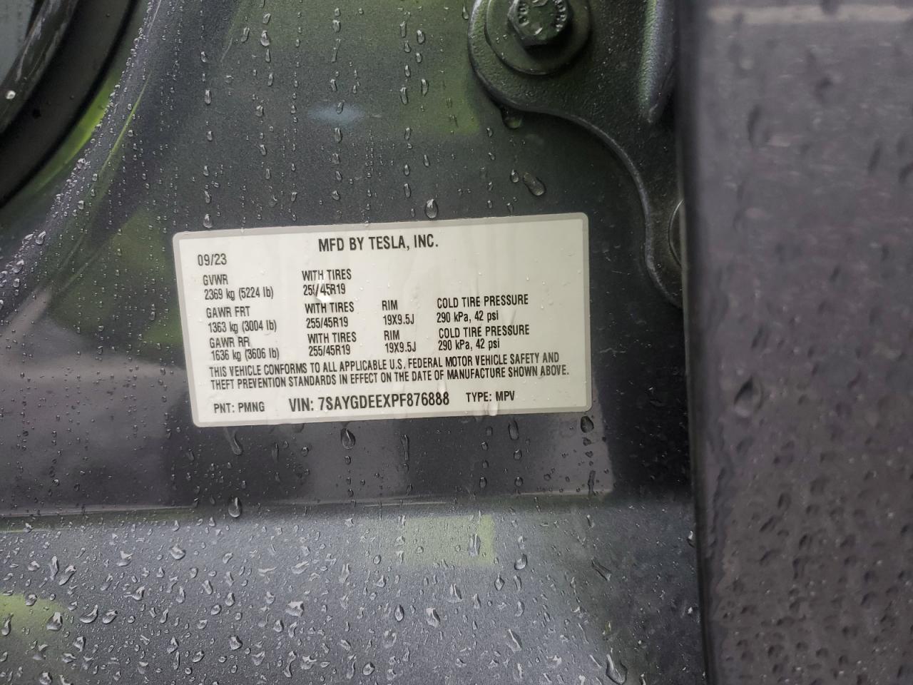 2023 TESLA MODEL Y