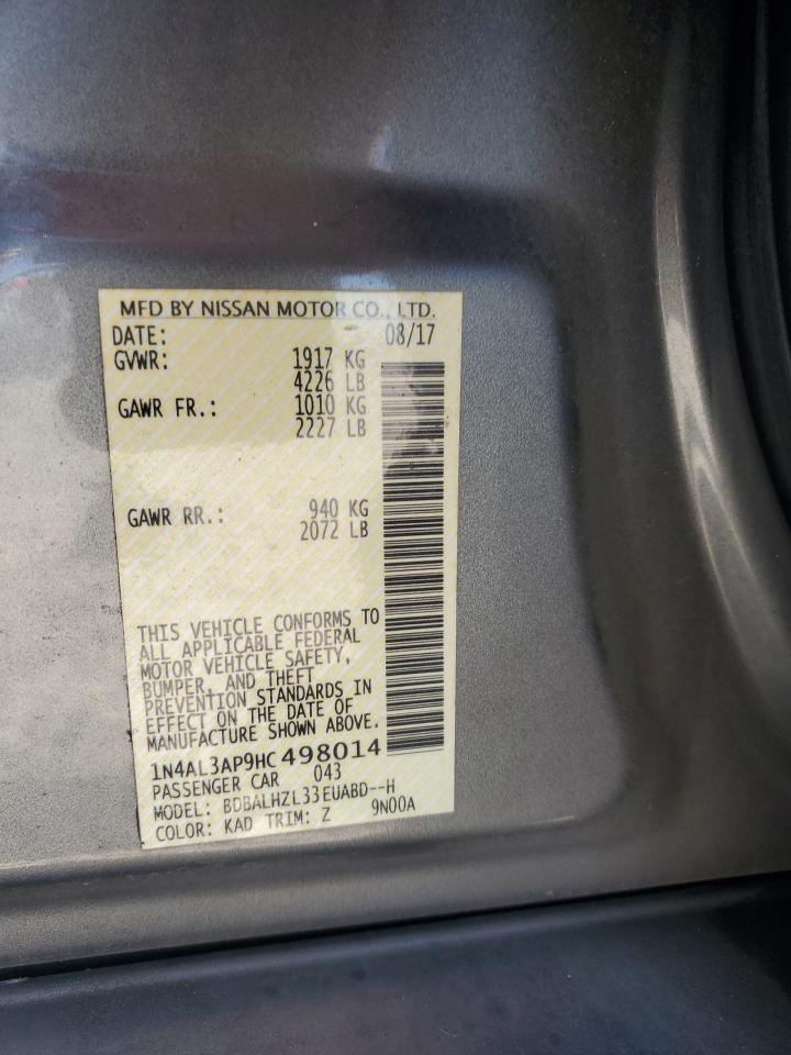 2017 NISSAN ALTIMA