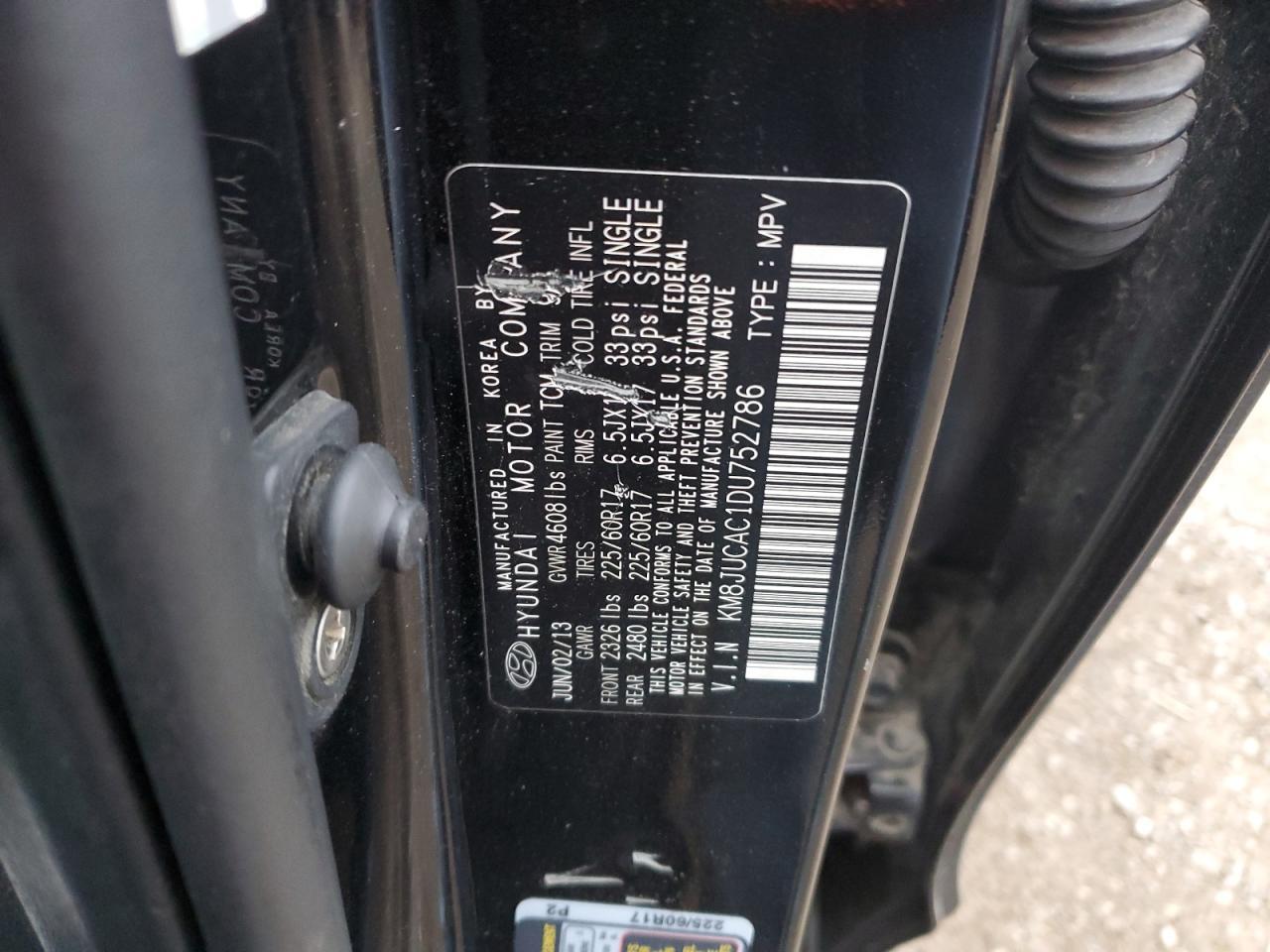 2013 HYUNDAI TUCSON