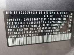 2016 VOLKSWAGEN JETTA