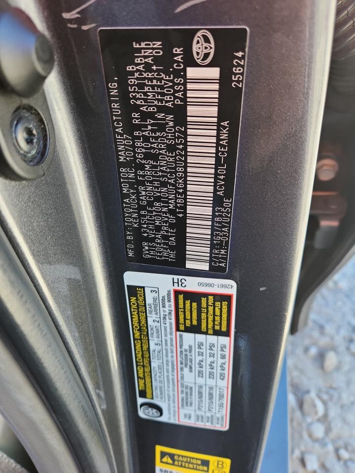 2008 TOYOTA CAMRY