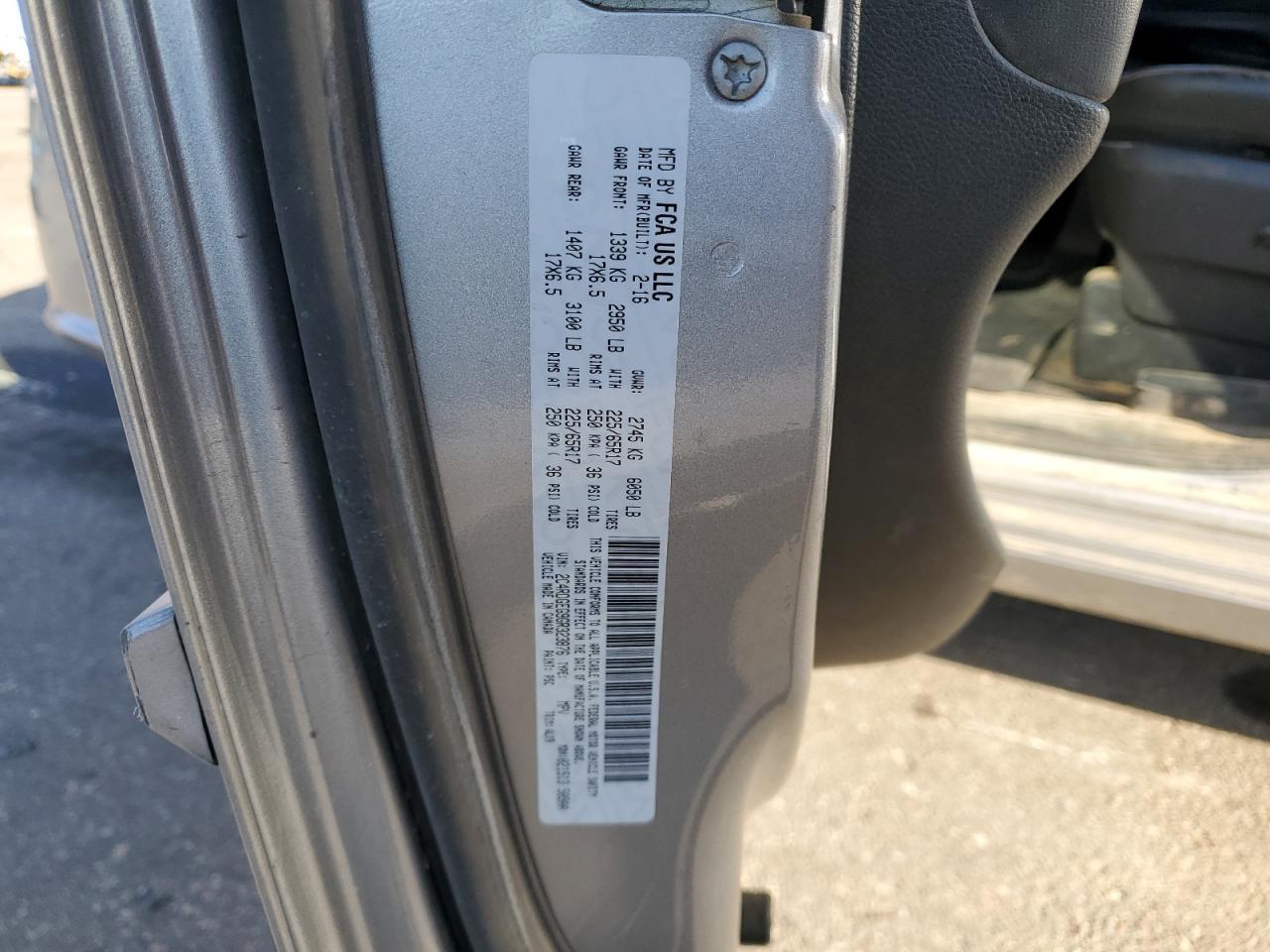 2016 DODGE GRAND CARAVAN