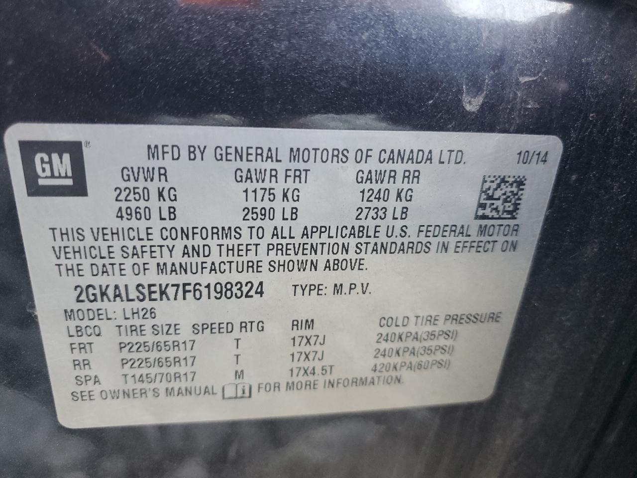 2015 GMC Terrain