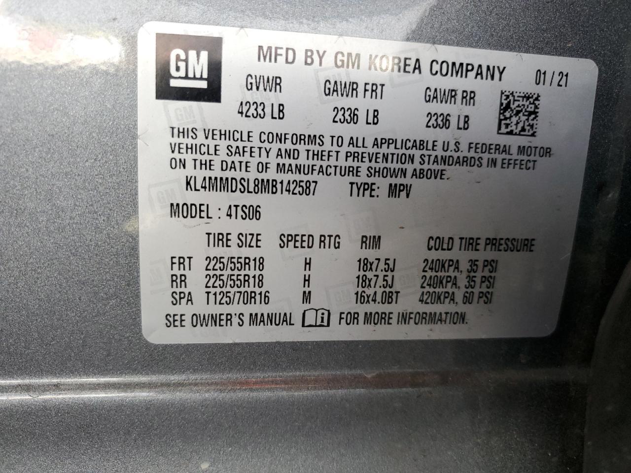 2021 BUICK Encore GX