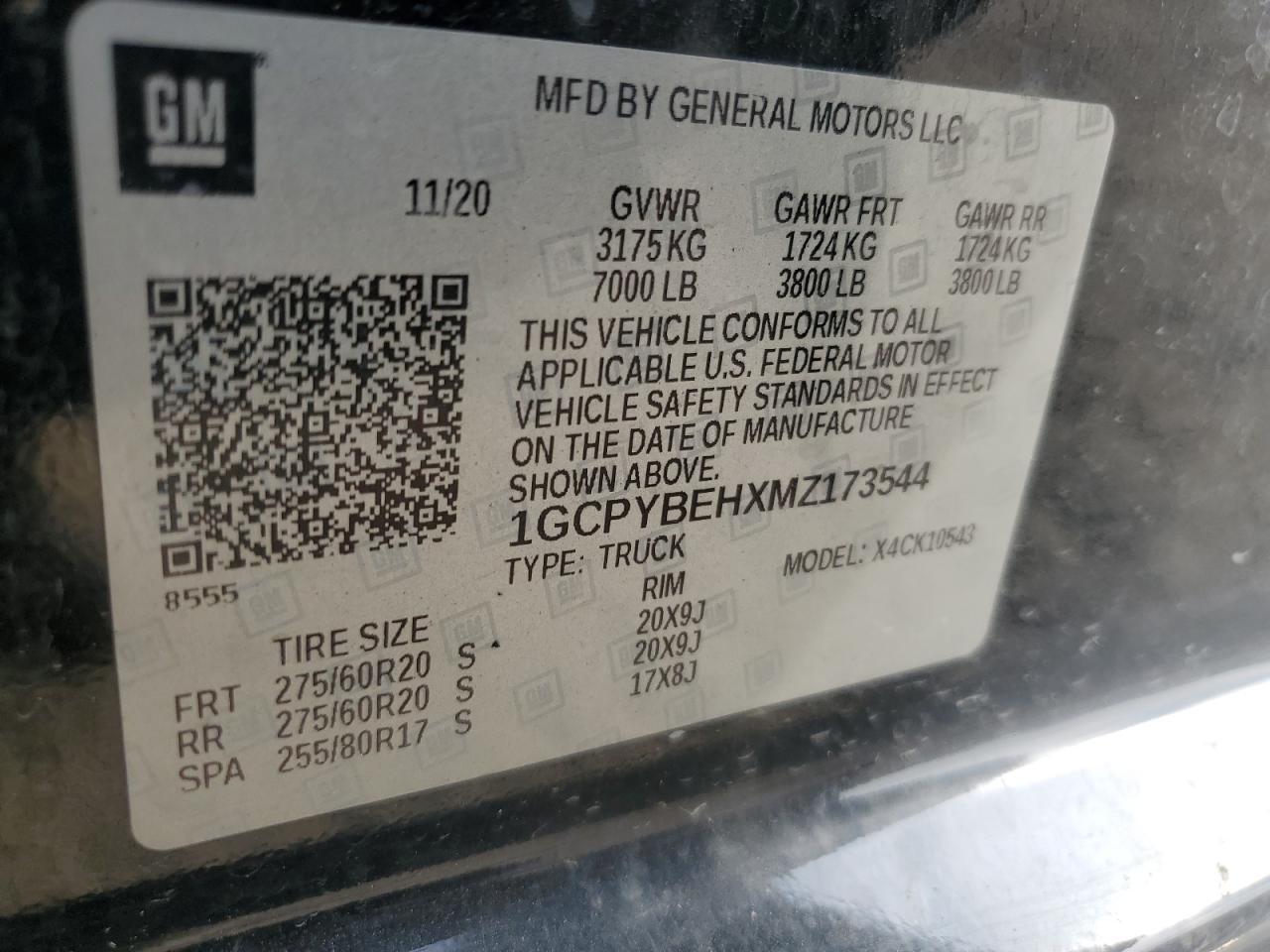 2021 CHEVROLET Silverado