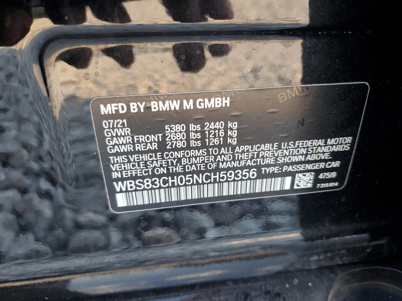 2022 BMW M5