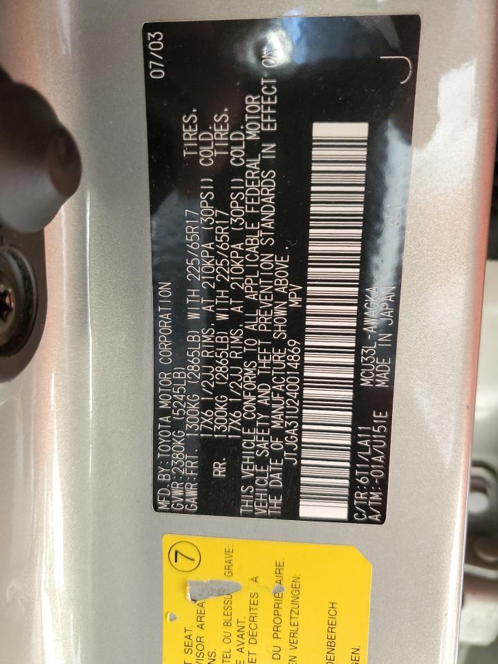 2004 LEXUS Rx 330