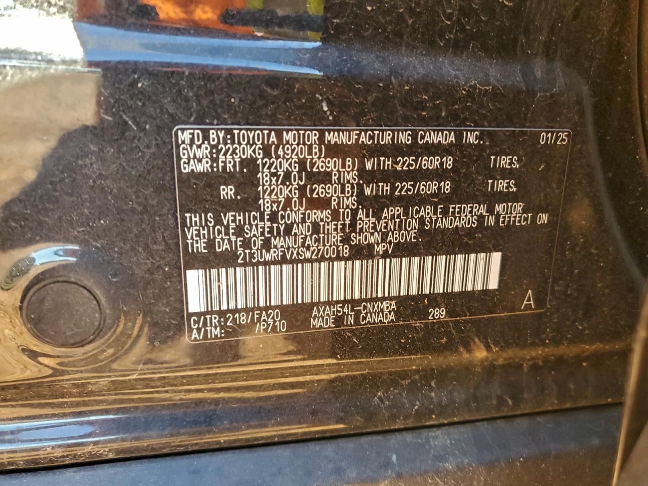 2025 TOYOTA RAV4