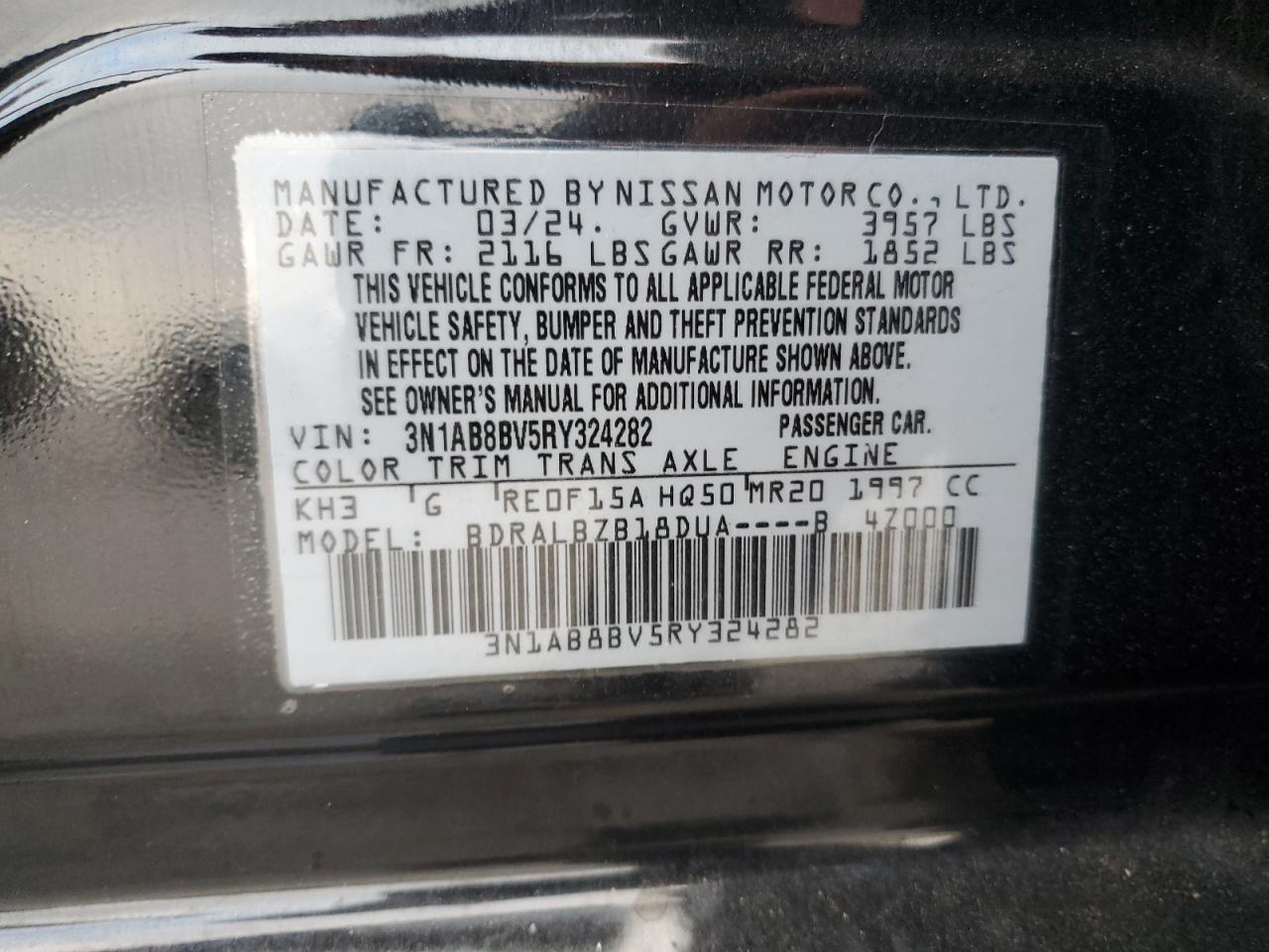 2024 NISSAN SENTRA