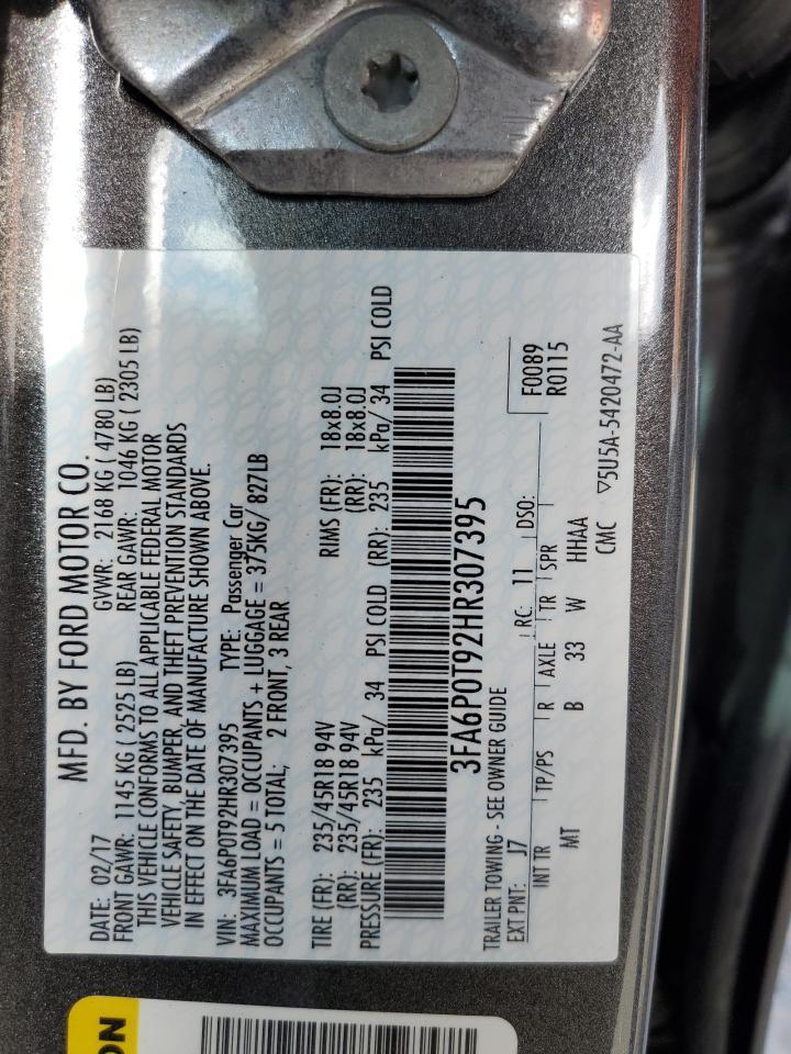 2017 FORD FUSION